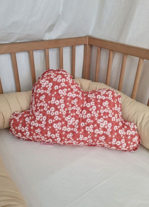 Coussin nuage – Flower Terracotta
