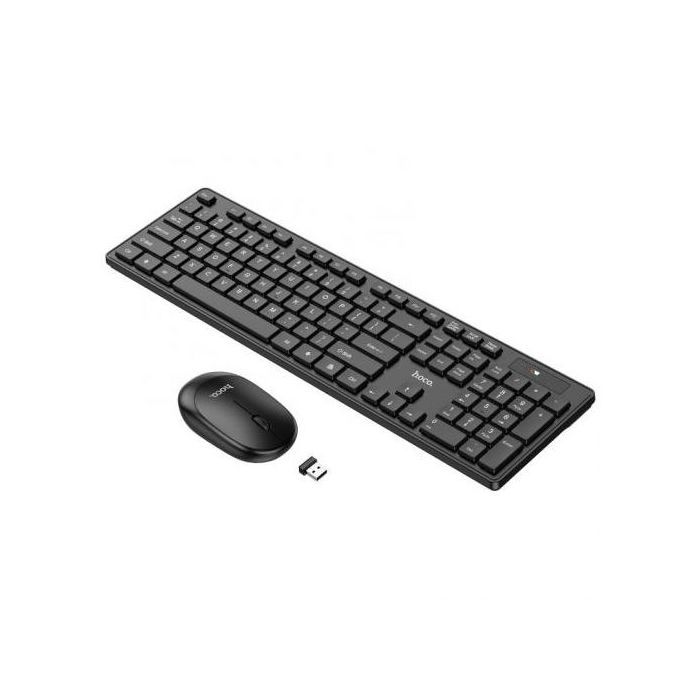 hoco GM17,clavier et souris à membrane professionnelle sans fil,