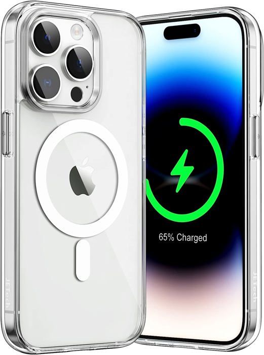 Coque avec MagSafe pour iPhone 14 Pro Max Transparent