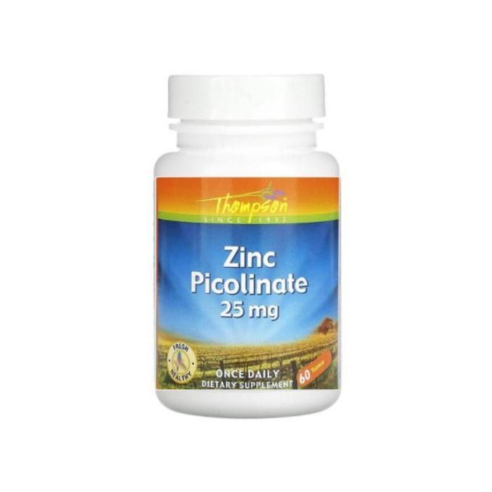 Picolinate de zinc, 25 mg, 60 comprimés