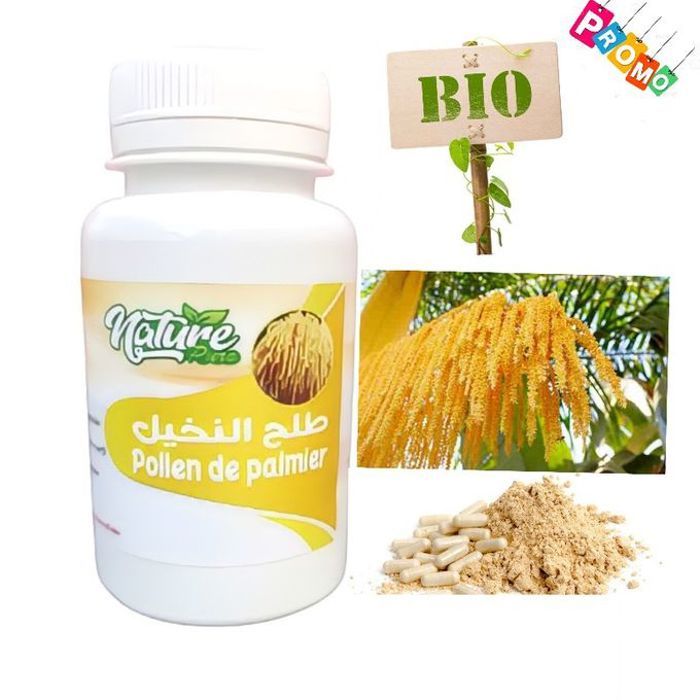 Nature Plus Gélules du pollen de palmier renforce le système immunitaire 40 gélules