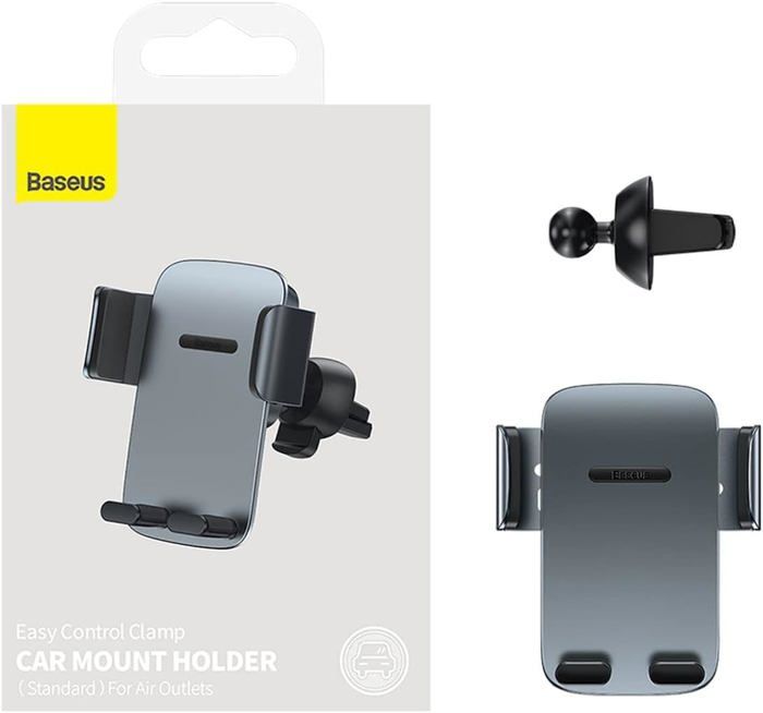 support téléphone de voiture à gravité Baseus pour grille d'aération version sortie d'air compatible avec toutes smartphones iPhone