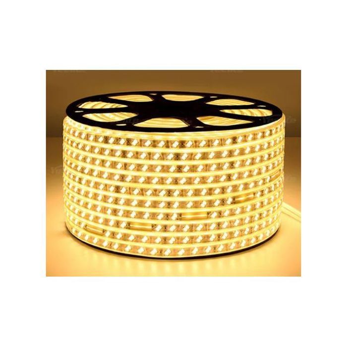 Ruban Led Strip LED bande double JAUNE, flexible, étanche, (2m) + Connecteur