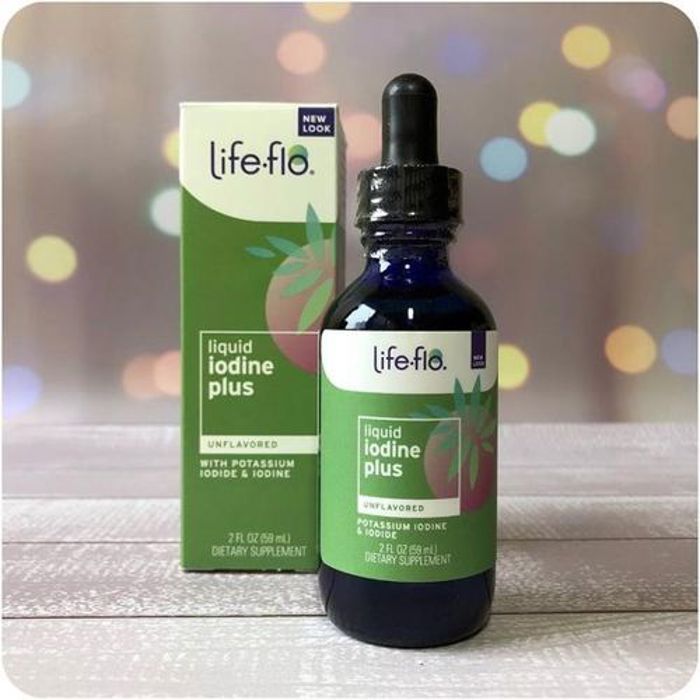 Life-flo, Iode liquide Plus, Avec iodure de potassium, Non aromatisé, 59 ml