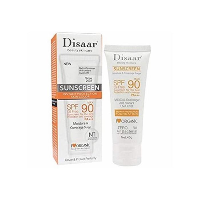 Disaar Crème solaire isolation sunscreen SPF 90+