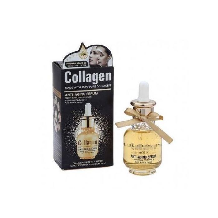 Wokali sérum collagène rétinol Acide hyaluronique vitamine A/C, anti vieillissement soin de la peau