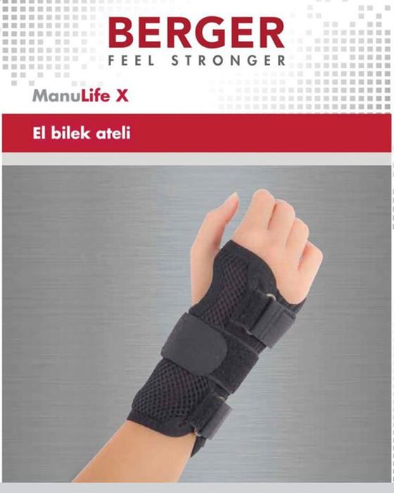 ATTELLE D'IMMOBILISATION POIGNET GAUCHE BERGER