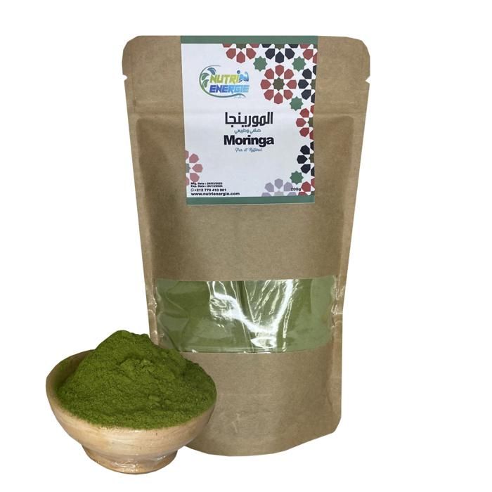 Poudre de la Moringa 100% Pure et Naturelle