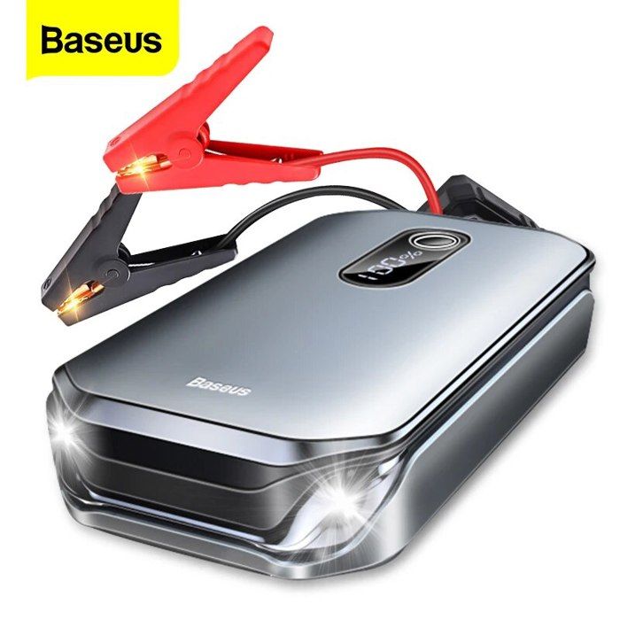 Power Bank et Démarreur de voiture BASEUS Super Energy Pro Car Jump 12000mAh/1000A Max+ Câble Type-C + Pince d'allumage intelligente