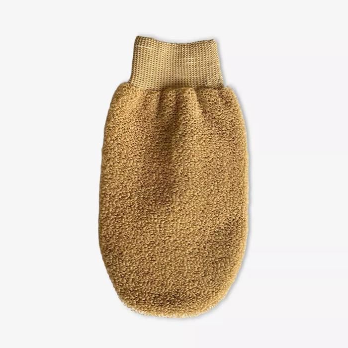 Gant de savonnage Marron