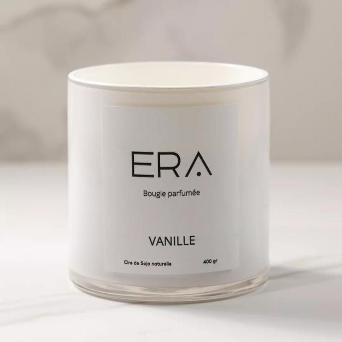 Bougie Vanille de Cire de Soja 400g