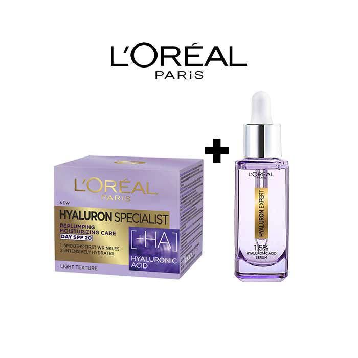 Pack Hyaluron Expert - Sérum repulpant 30ml &  Soin Repulpant Hydratant  Jour SPF 20  50 ml