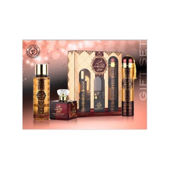 Coffret Parfum Shams Al Emarat Khususi 3pcs d’ Ard Al Zaafaran