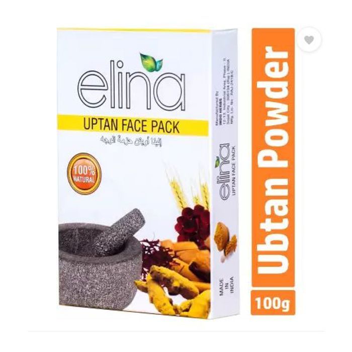Elina Masque Visage a l'Uptan Exfoliant eclaircissant ,Nettoyant Recette indienne