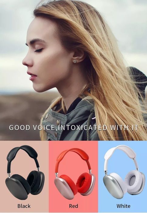 Pack 3 Casque Sans Fil Bluetooth Pour La Musique P9 Casque Stéréo Hifi Sans Fil Avec Microphone Écouteurs De Sport