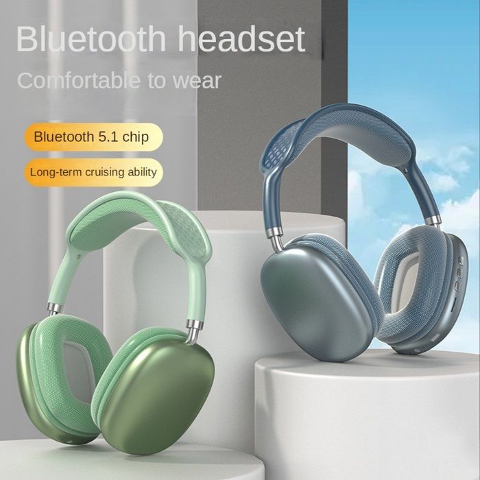 Pack 2 Sans Fil Bluetooth Pour La Musique P9 Casque Stéréo Hifi Sans Fil Avec Microphone Écouteurs De Sport