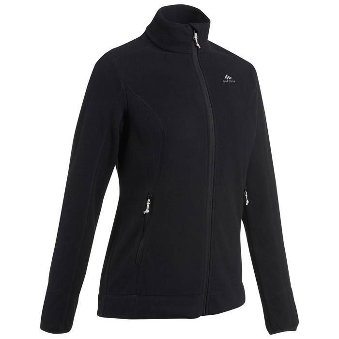 Veste polaire de randonnée - Décathlon - MH120 - Femme - Noir - Respirant - Manches longues
