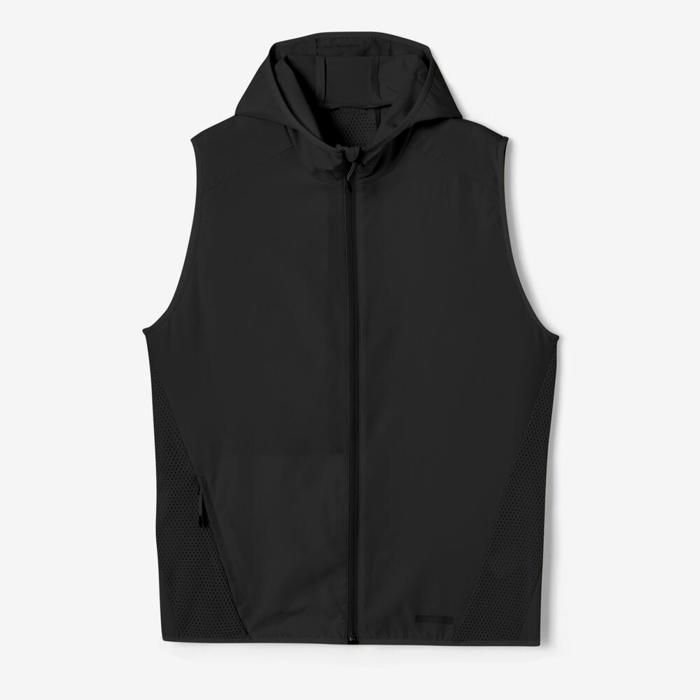 Veste coupe-vent running femme wind Noir