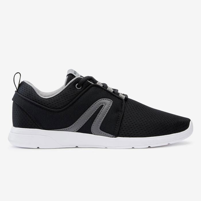 Chaussures marche urbaine femme Soft 140 Mesh - Noir