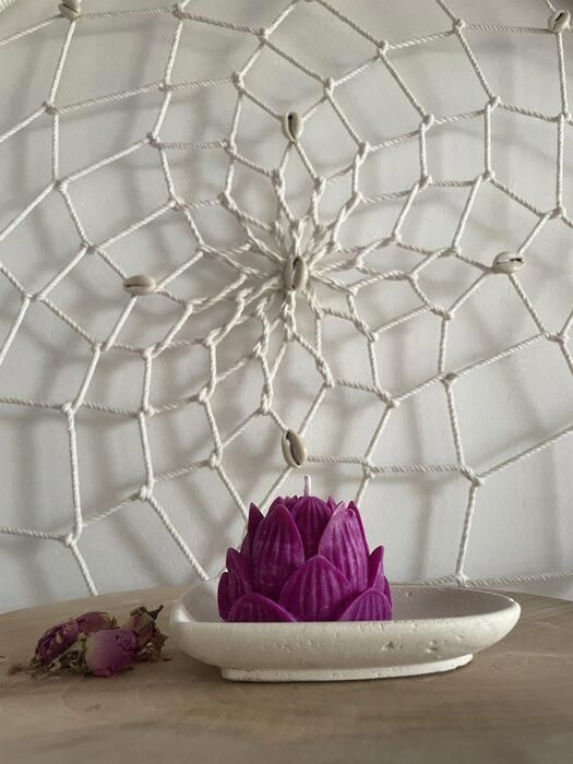 Bougie lotus sacré