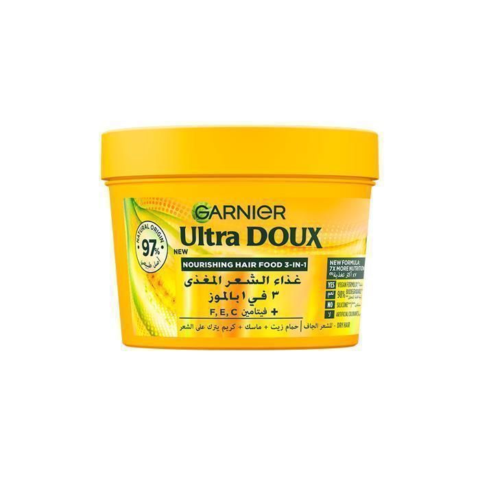 ULTRA DOUX HAIR FOOD MASQUE NOURISSANT MULTI- USAGES À LA BANANE 390 ML