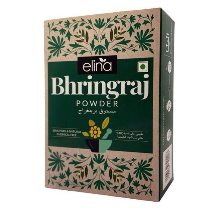 100g BHRINGRAJ poudre ayurvédique croissance des cheveux .