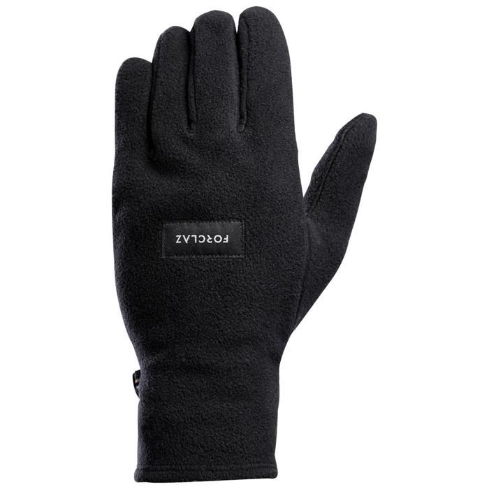 Gants polaire de trekking montagne -   MT100 noir - adulte