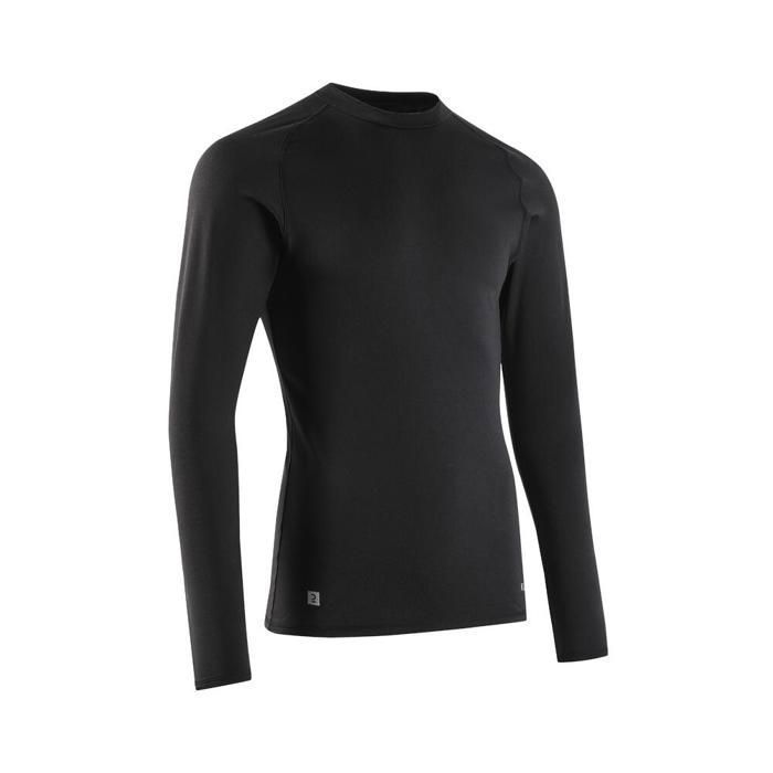 SOUS-VETEMENT THERMIQUE HAUT MANCHES LONGUES ADULTE NOIR KEEPCOMFORT 100