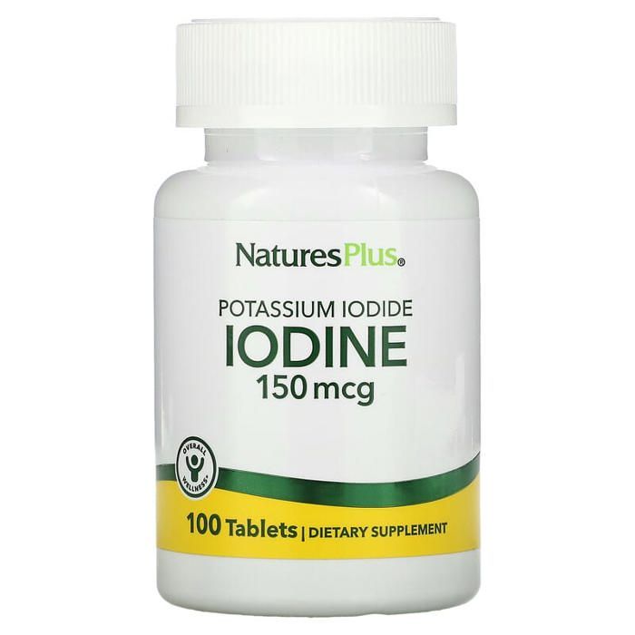 Iode, iodure de potassium, 150 µg, 100 comprimés
