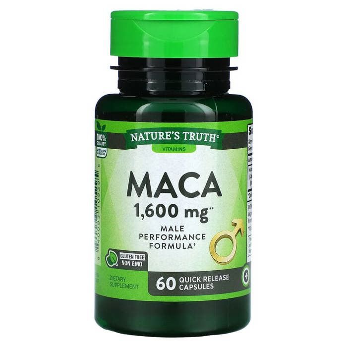 , Maca, 1600 mg, 60 capsules