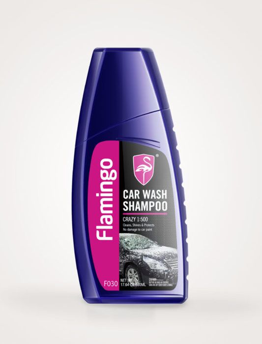 SHAMPOING NETTOYANT EXTERIEUR Shampoing Voiture Flamingo 500 ML Nettoie la saleté et la crasse les plus tenaces de votre voiture