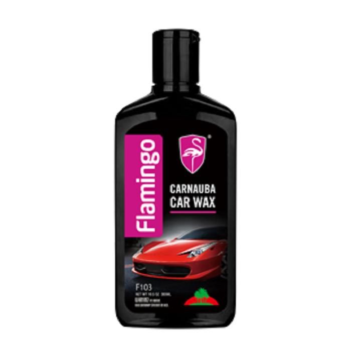 Cire Liquide de Carnauba Flamingo 300 ML micro-polissage élimine les rayures et les taches mineures