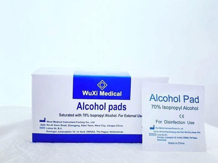 tampons alcolisees