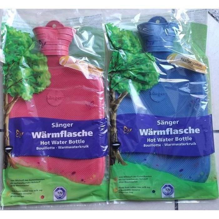 Sänger - Pack 2pcs Bouillotte d'eau chaude en caoutchouc