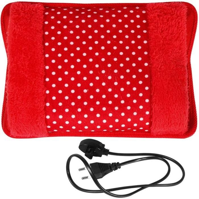Bouillotte électrique chauffante en tissu avec Poche