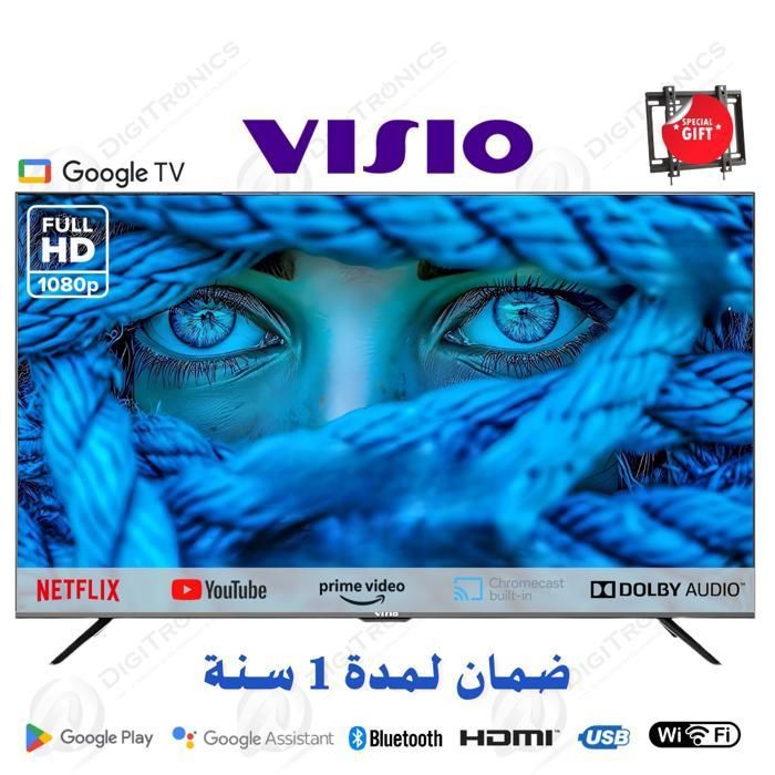TV Visio Smart TV 40" UltraSlim FHD - Récepteur Intégré HDR - DOLBY