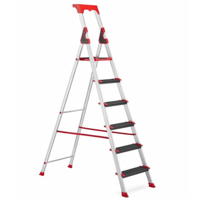 Echelle professionnelle en aluminium 6 marches