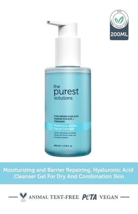 The Purest Solutions – Gel Nettoyant Hydratant Visage à l’Acide Hyaluronique et Céramides – 200 ml