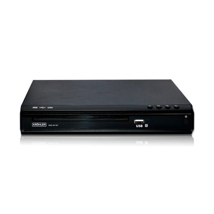 Lecteur DVD - Non spécifié - HDMI, USB - HD - Compact 22,5x3,8 cm - Compatible PAL/NTSC