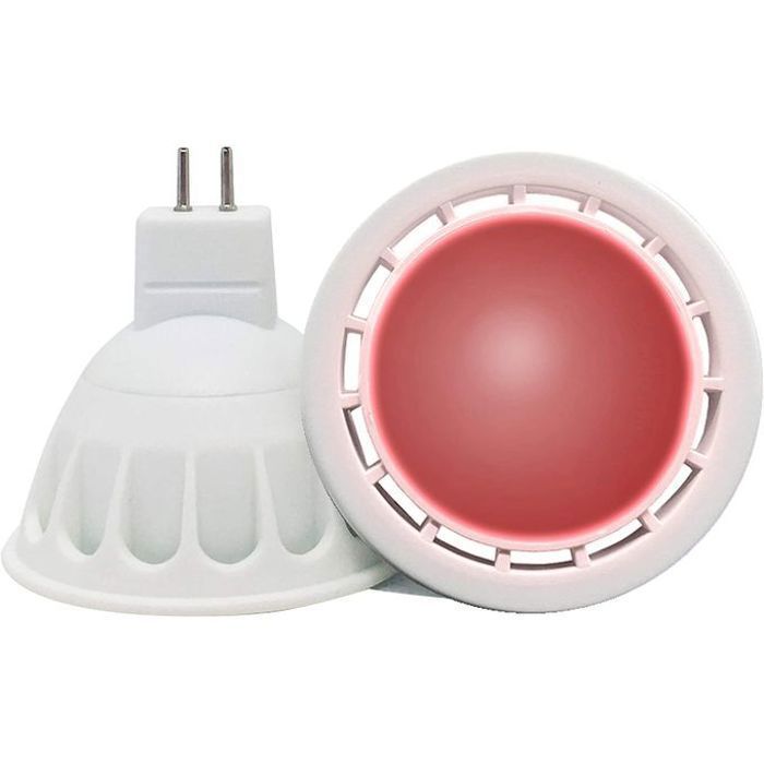 Led MR16 spot Rouge 2W ampoule LED spot GU5.3