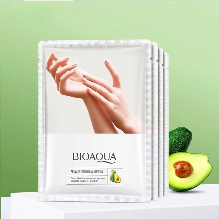 Masque pour les mains à l'avocat et à la niacinamide