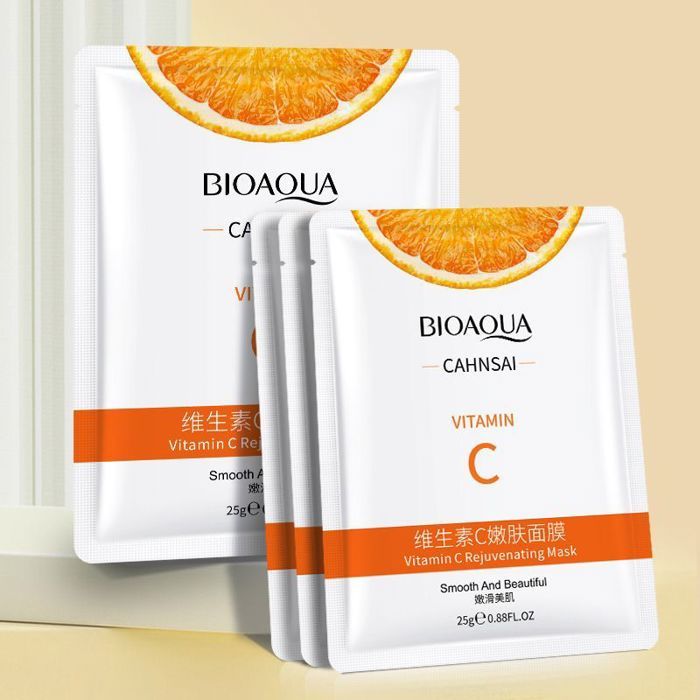 Masque en feuille hydratant à la vitamine C