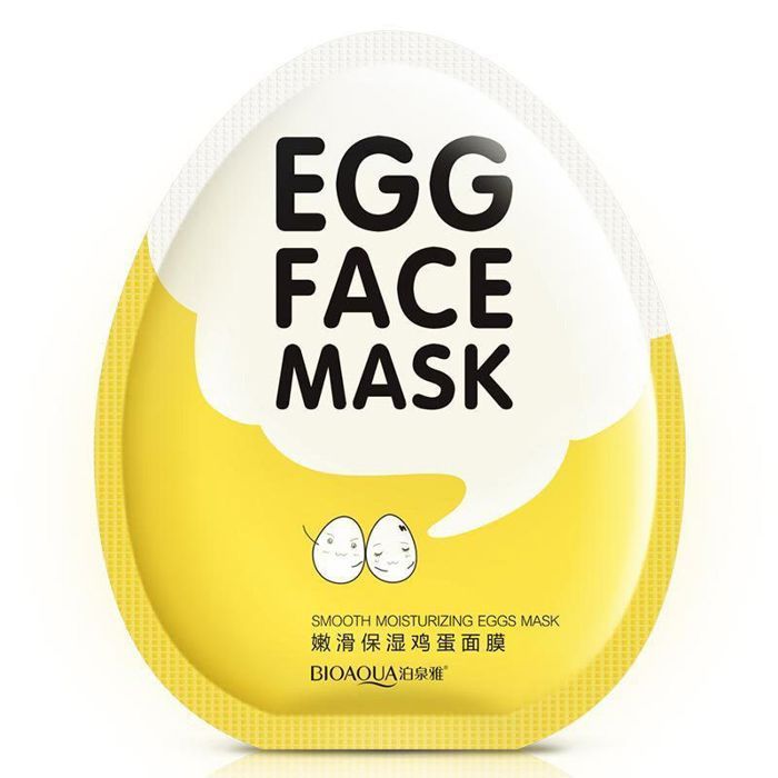 Masque en feuille hydratant à l'œuf