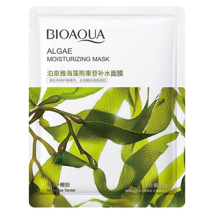 Masque en feuille hydratant à l'algue