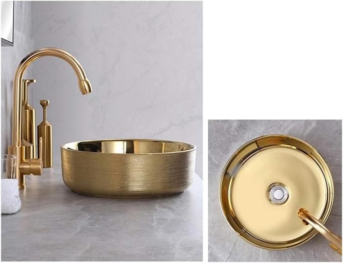 Vasque à poser gold 360*360*150
