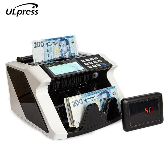 Compteuse de billets valeur professionnelle et détécteur de faux billets UB-2210