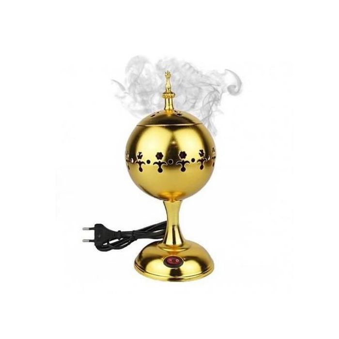 Mbikhra électrique islamique,Brûle-encens arabe avec design oriental