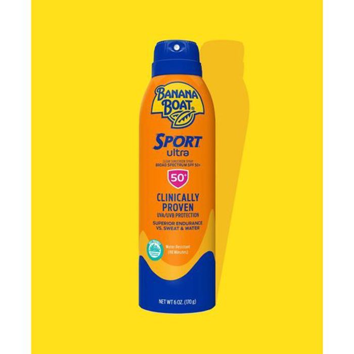 Banana Boat Ultra Sport, Protection Solaire Solide, Spray SPF50, 227g - Made in Usa
