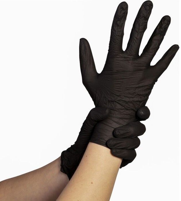 GANTS EXAMINATION LARGE VINYLE NOIR