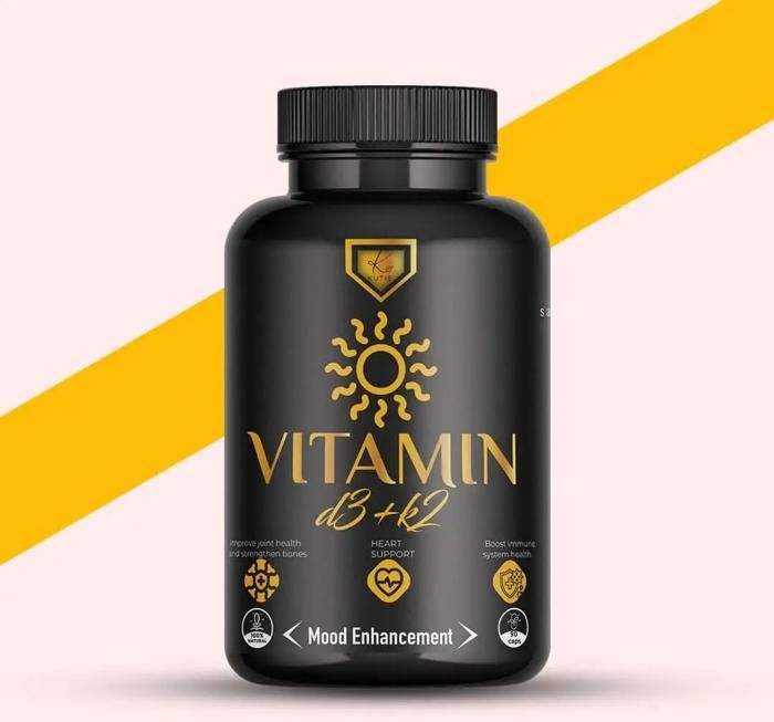 Supplément Vitamine D3 et K2 Kutie - Soutien Optimal pour la Santé Osseuse et Cardiovasculaire